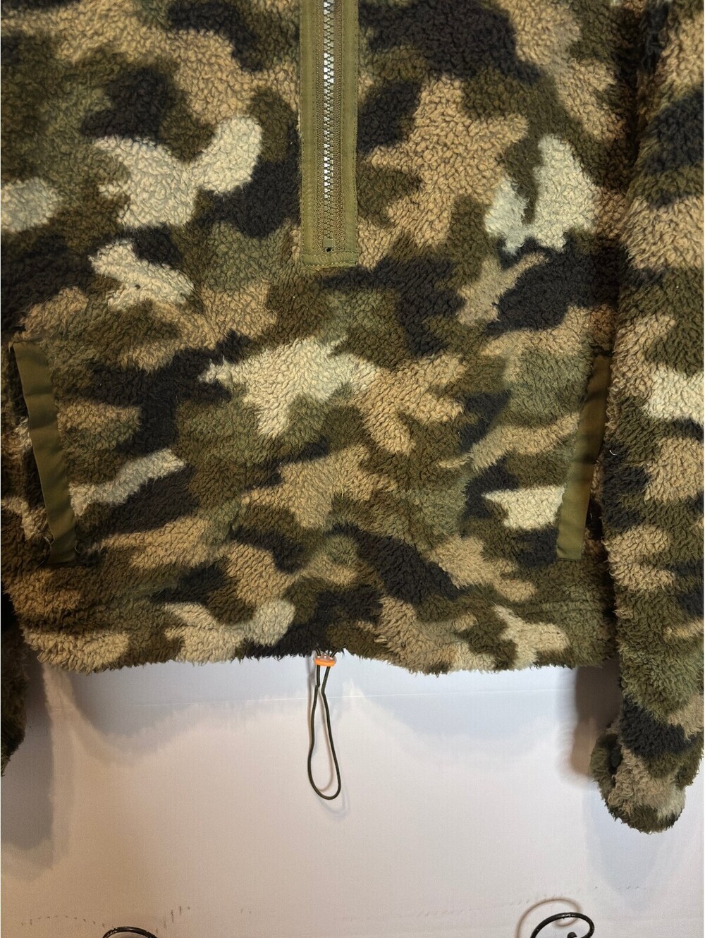 No Boundaries Women's Camouflage Fleece Pullover Jacket Medium - Picture 8 of 9